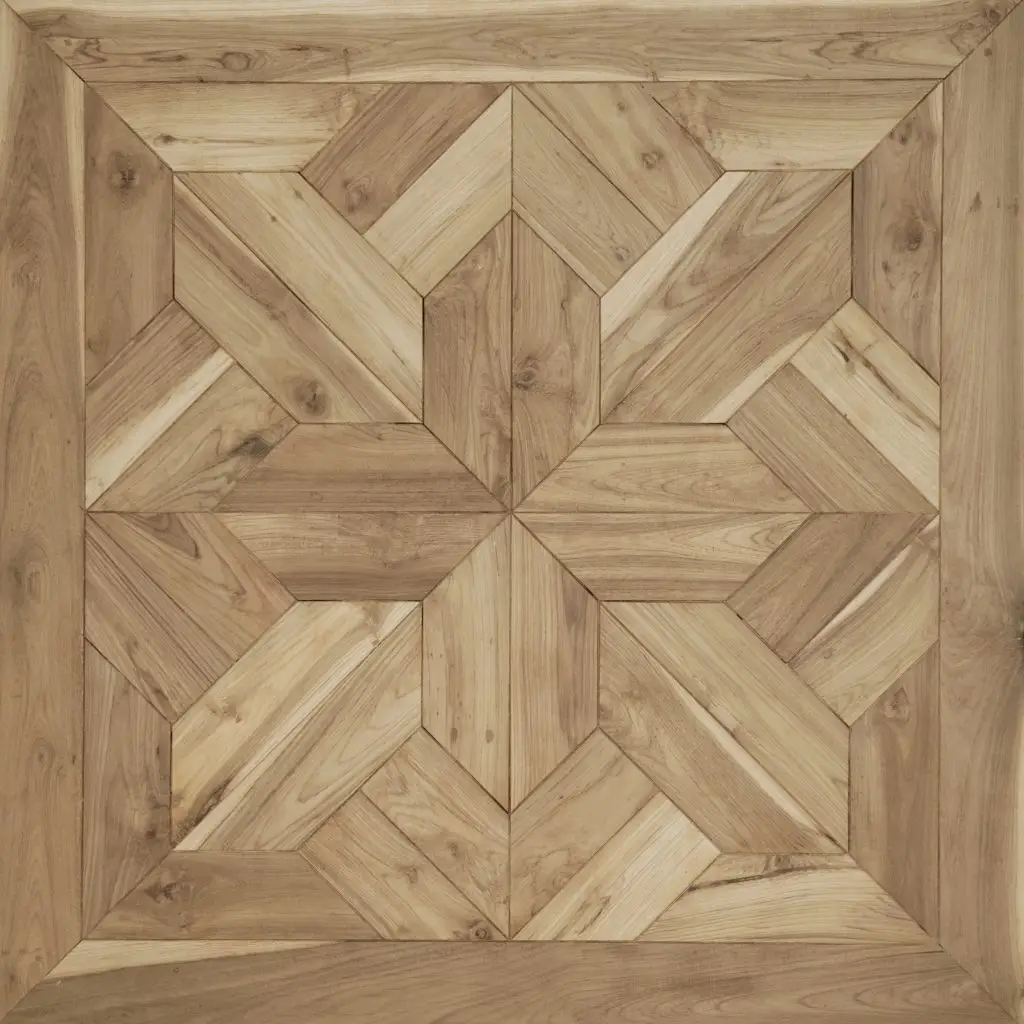 Antique teak tile 100x100x2 cm