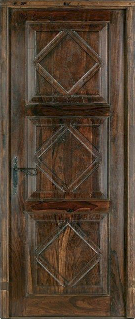 Porta in legno noce daniela massiccio scolpita a mano